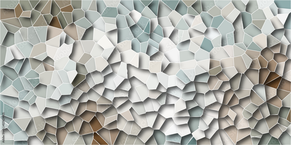 Poster multicolor crystallize abstract background soft pastel sweet vector illustration. pastel soft gradie