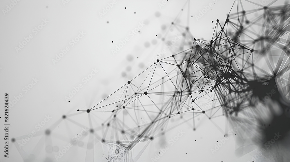 Poster blue digital cyberspace and digital data network connections concept. digital abstract background. g