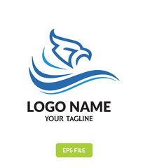 bird logo and head bird logo luxury design and modern design