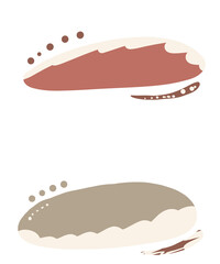 Illustration decoration design element milk tea dessert food beverage 
