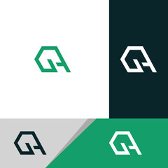 GH, HG letter logo design template elements. Modern abstract digital alphabet letter logo.