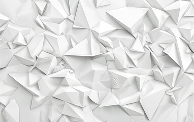 Crumpled white paper background. Created with Ai
