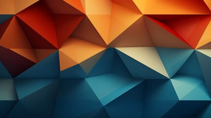 a colorful polygonal background