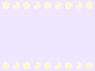 4:3 アニメ風かわいい星空フレーム⭐︎