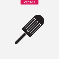 Popsicle simple icon.Ice cream simple flat trendy style illustration for web and app on white background..eps