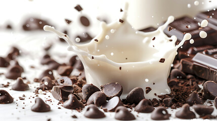 chocholate_with_milk_splash_on_white_background