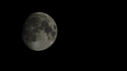 moon in the night sky