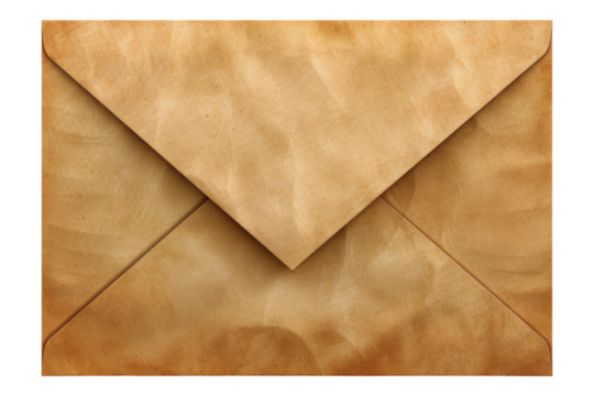 Envelop isolated on transparent background