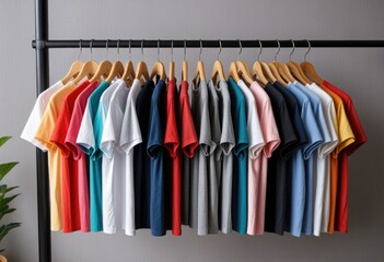 The colors of the T-shirts are vibrant and eye-catching