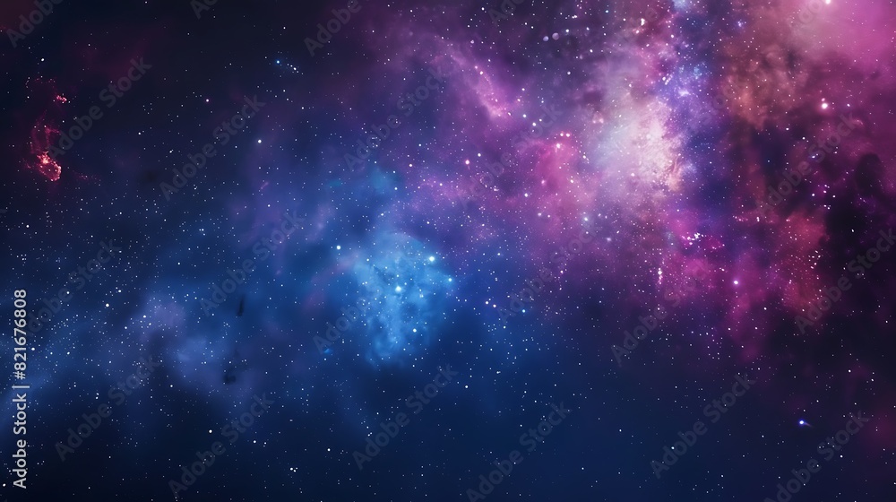 Wall mural background of galaxy and stars