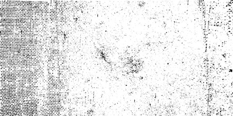 Distressed black texture. Dark grainy texture on white background. Dust overlay textured. Grain noise particles. Rusted white effect. Grunge design elements. Vector illustration,