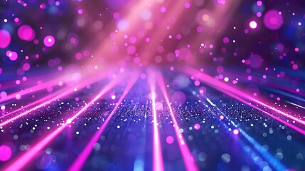 Blue purple pink lines shiny bright technology