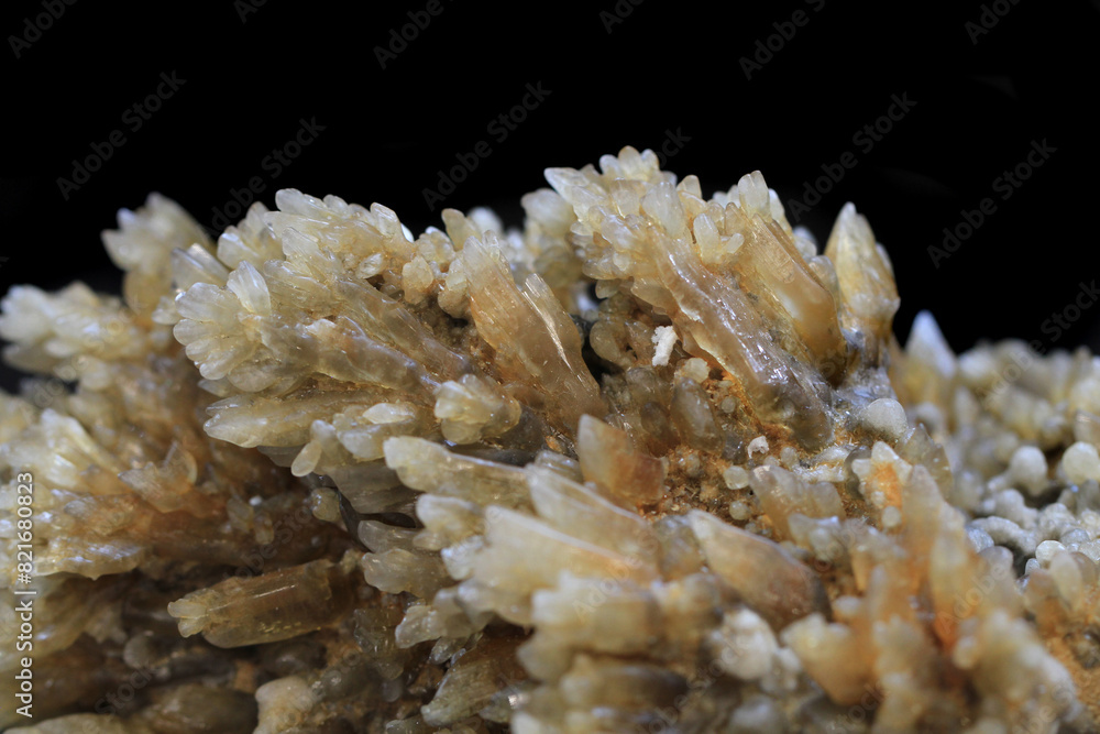 Wall mural gypsum mineral isolated