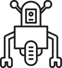 Robot Character Icon