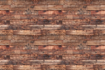 Obraz premium Seamless rustic wood texture pattern with distressed brown tones creating a warm and vintage design perfect for decoration and flooring