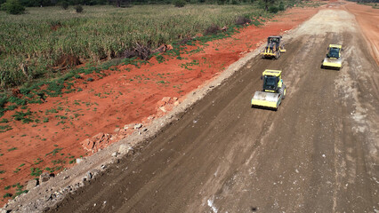 Roller Machines on work