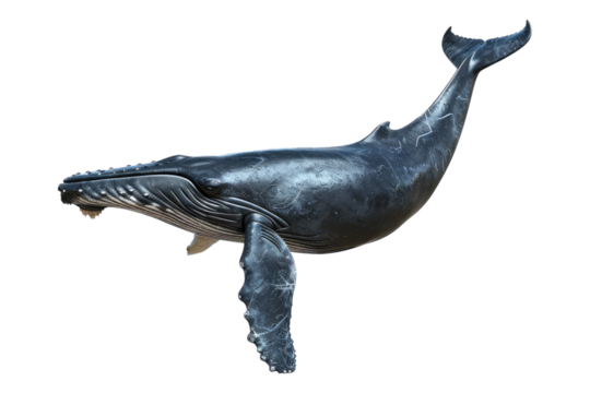 Whale Isolated on transparent background