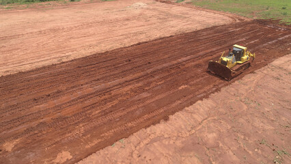 bulldozer at work