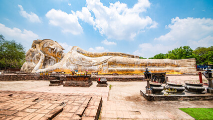 Reclining Buddha statue Wat Lokayasutharam is an ancient temple from the Ayutthaya period. Over six...