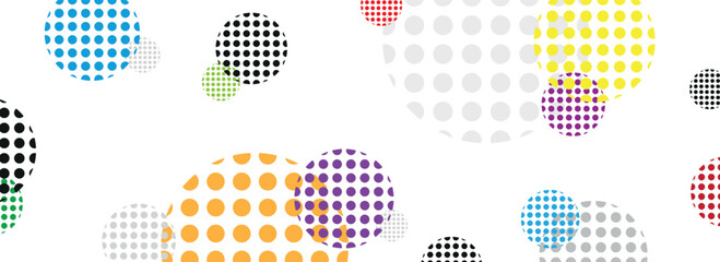 abstract circles texture on white background