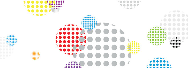 abstract circles texture on white background