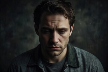 Fototapeta premium depression men 