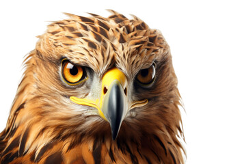 Majestic Eagle Portrait in High Definition Isolated on Transparent Background