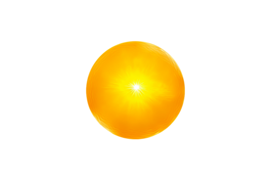 Dawn's First Light Illuminating the Landscape Isolated on Transparent Background