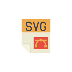 SVG file flat icon