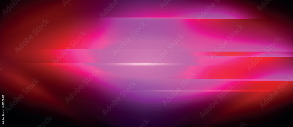 Aufkleber A purple and red light illuminates a dark background, creating a striking contrast and adding depth to the scene