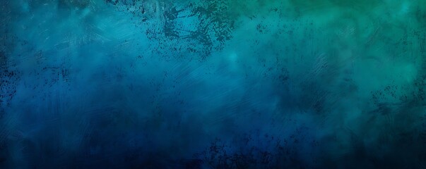 Fototapeta premium Blue and black abstract art on dark backdrop 