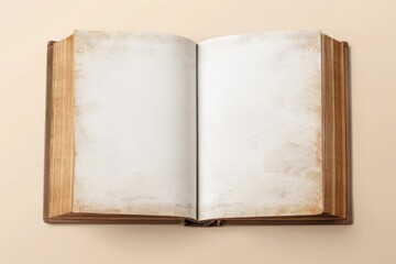 Fototapeta premium open book blank white pages