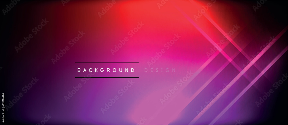 Poster the image features vibrant neon lines set against a dark background, creating a mesmerizing glow