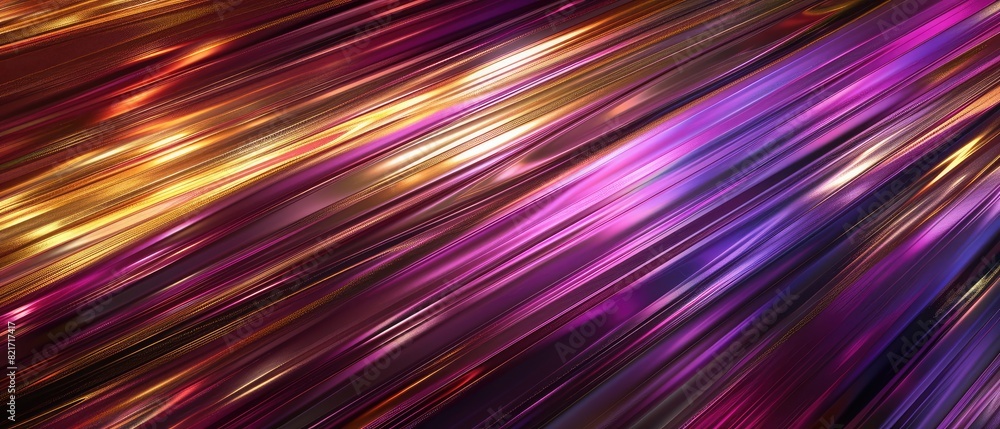 Poster abstract motion blur background creates a horror pattern with color lines of varying shades and thic