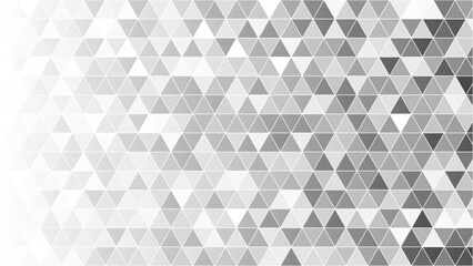 Abstract retro pattern of geometric shapes. White mosaic backdrop. Geometric hipster triangular background, vector