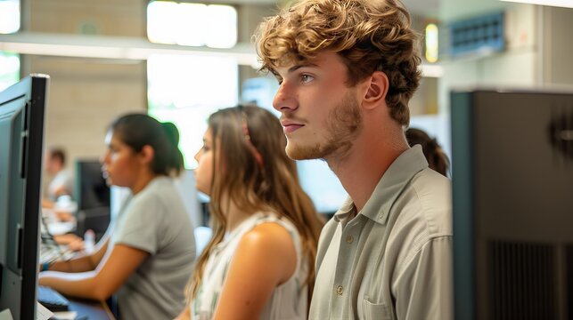 Internship Experience: During a summer internship, a student gains valuable work experience, learning new skills and networking with professionals in their chosen field 