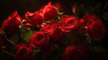 red roses