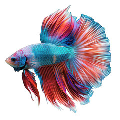 Fototapeta premium Betta fish isolated on white background