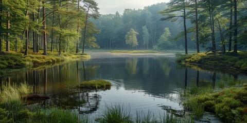 Lake in the forest