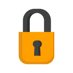 Padlock  Flat icon