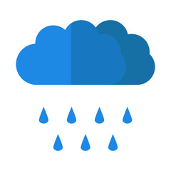 Rainy  Flat icon