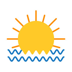 Sunrise  Flat icon