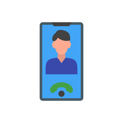Phone Call  Flat icon
