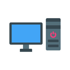 Computer  Flat icon