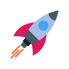 Rocket  Flat icon