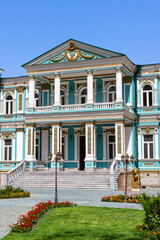 Two-story mansion of classical architecture. Built in 1895. Museum of Friendship between Uzbekistan...