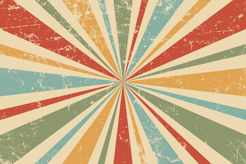 Retro Vintage Background with Grunge Texture