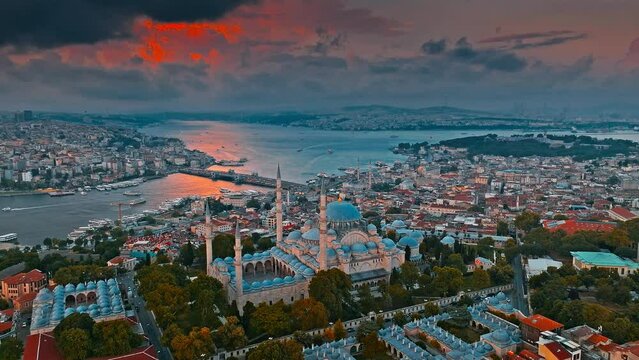 Aerial  view of istanbul