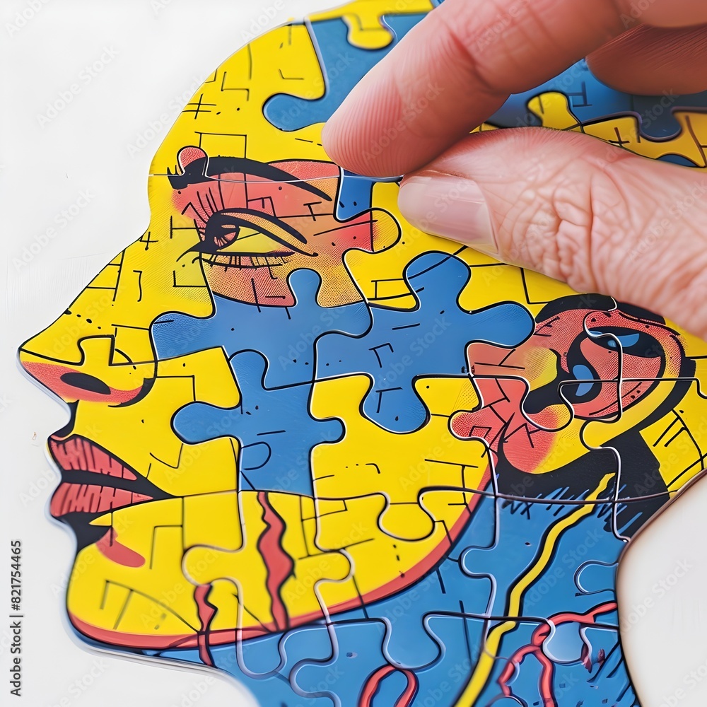 Aufkleber solving the puzzle of business growth and innovation through collaborative strategies