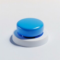 3d render of a button